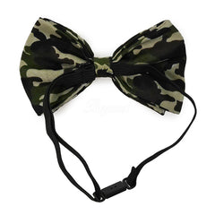 Camo Matching Set Suspender and Bow Tie