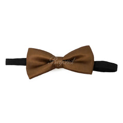 Kids Toddler Dark Brown Matching Set Suspender and Bow Tie
