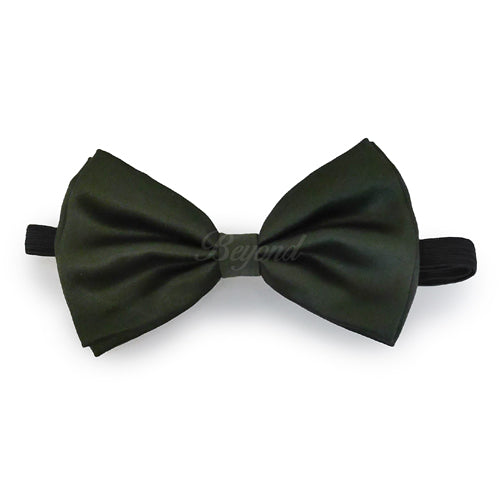 Olive Hunter Green Matching Set Suspender and Bow Tie