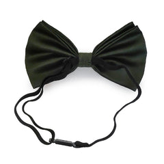 Olive Hunter Green Matching Set Suspender and Bow Tie