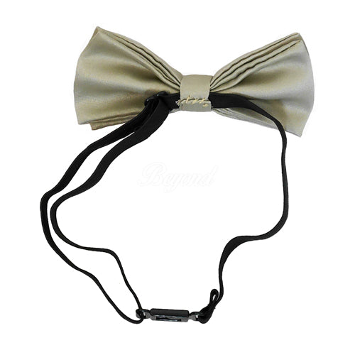 Kids Toddler Beige Matching Set Suspender and Bow Tie