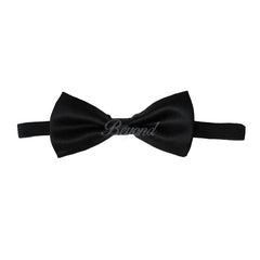 Kids Toddler Black Matching Set Suspender and Bow Tie