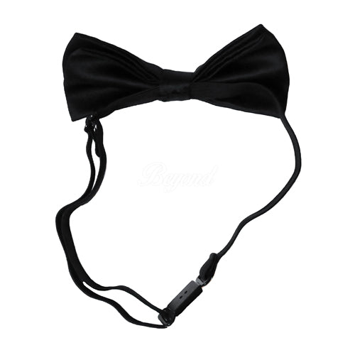 Kids Toddler Black Matching Set Suspender and Bow Tie