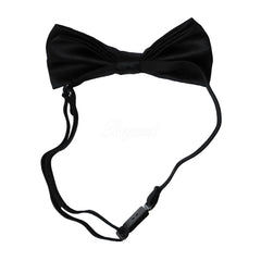 Kids Toddler Black Matching Set Suspender and Bow Tie