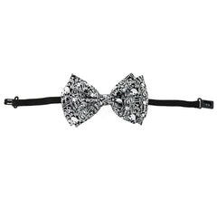 Halloween Skeleton Skull Matching Set Suspender and Bow Tie