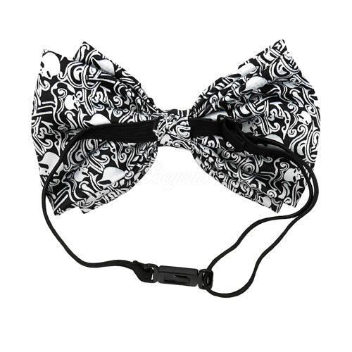 Halloween Skeleton Skull Matching Set Suspender and Bow Tie
