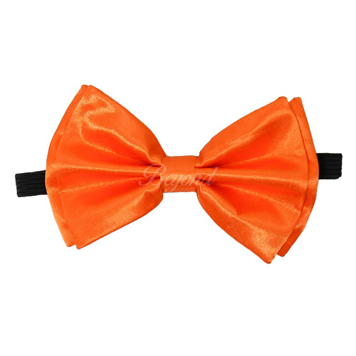 Neon Orange Matching Set Suspender and Bow Tie