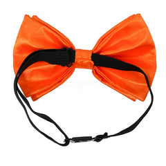 Neon Orange Matching Set Suspender and Bow Tie