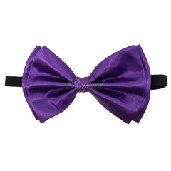 Neon Purple Matching Set Suspender and Bow Tie