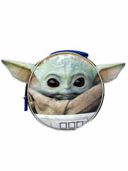 The Mandalorian Baby Yoda THE CHILD 16" Backpack - Detachable Insulated Shaped Lunch Bag