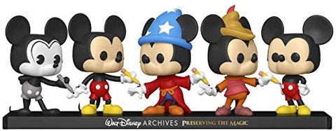 FUNKO POP! DISNEY ARCHIVES - MICKEY MOUSE 5-PACK SPECIAL EDITION EXCLUSIVE