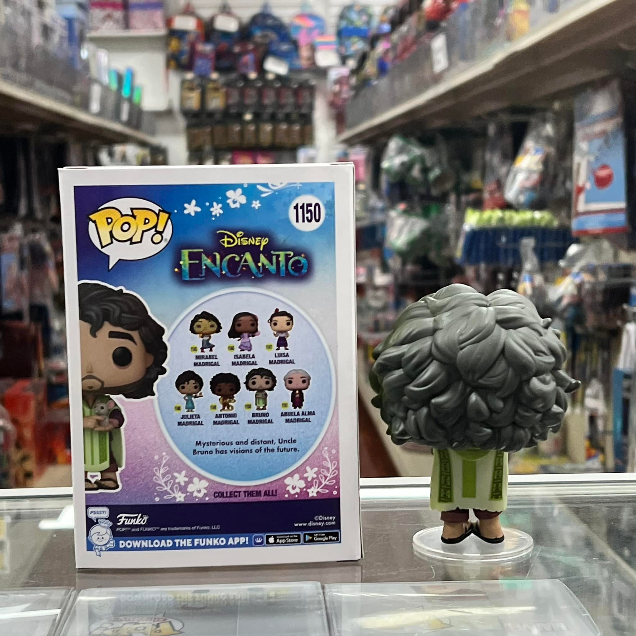 Funko Pop Disney movies! ENCANTO - BRUNO MADRIGAL #1150 Vinyl Figure