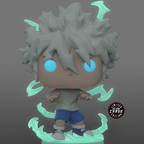 Funko  Pop! HUNTER X HUNTER Killua Zoldyck Godspeed Vinyl Figure - AAA Anime Exclusive COMMON + CHASE BUNDLE