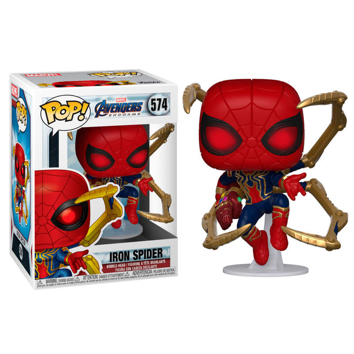 Funko Pop! Marvel: Avengers Endgame - Iron Spider #574 w/ POP Protector