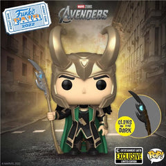 FUNKO POP! Avengers Loki with Scepter Pop! Vinyl Figure - Entertainment Earth Exclusive