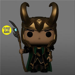 FUNKO POP! Avengers Loki with Scepter Pop! Vinyl Figure - Entertainment Earth Exclusive