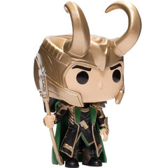 FUNKO POP! Avengers Loki with Scepter Pop! Vinyl Figure - Entertainment Earth Exclusive