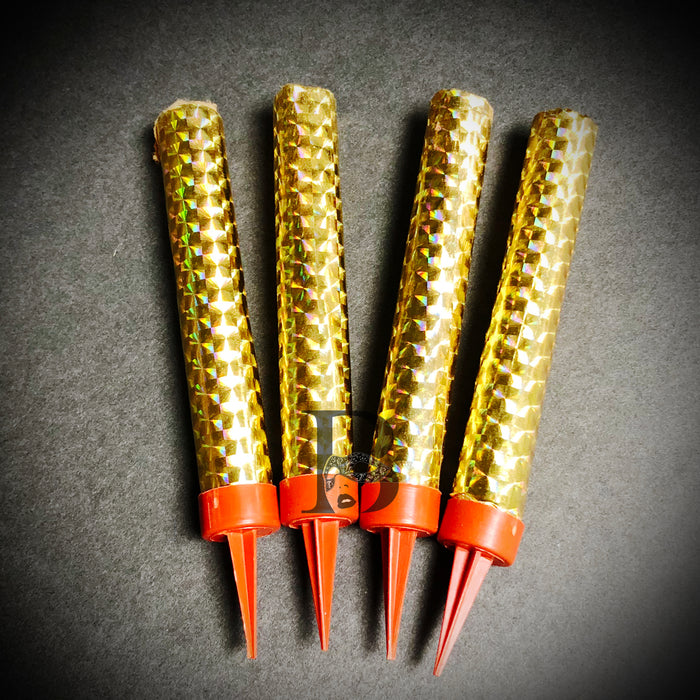 Sparkling Candles Birthday Party Wedding Sparklers Green Candle 6"