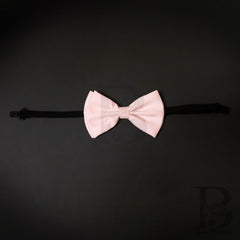 Wedding Blush Pink Matching Set Suspender and Bow Tie