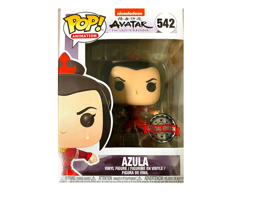 Funko POP Animation: Avatar The Last Airbender : AZULA #542 Vinyl Figure Special Edition Sticker