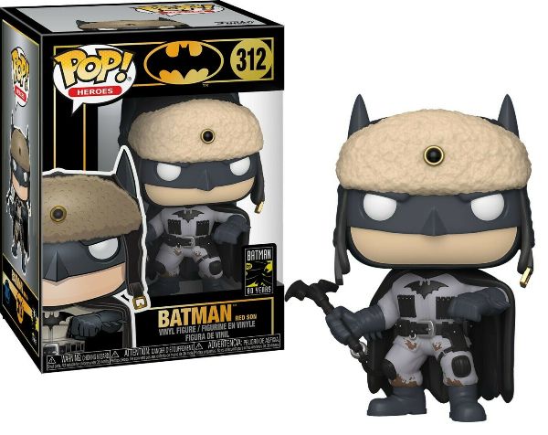 Funko Pop! Heroes: Batman 80th - Batman (Red Son) Vinyl Figure #302