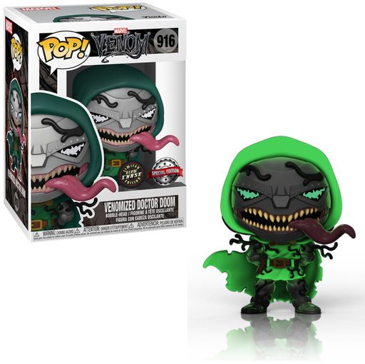 Funko POP VENOMIZED DOCTOR DOOM Vinyl Figure w/ case Special Edition Exclusive (CHASE EDITION)