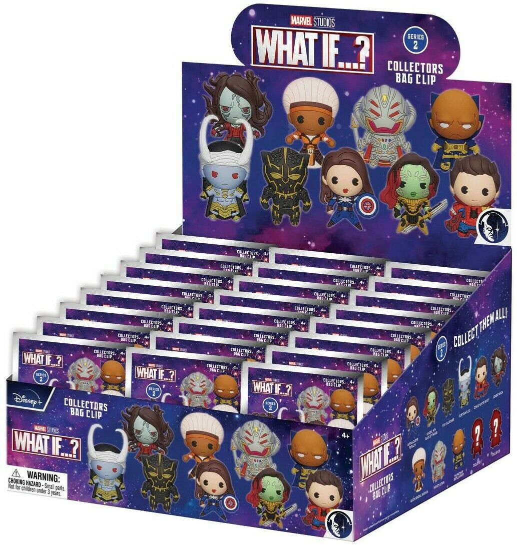 Monogram: Marvel What If? 3-D Foam Figural Bag Clip Keyring Blind Bag Series 2
