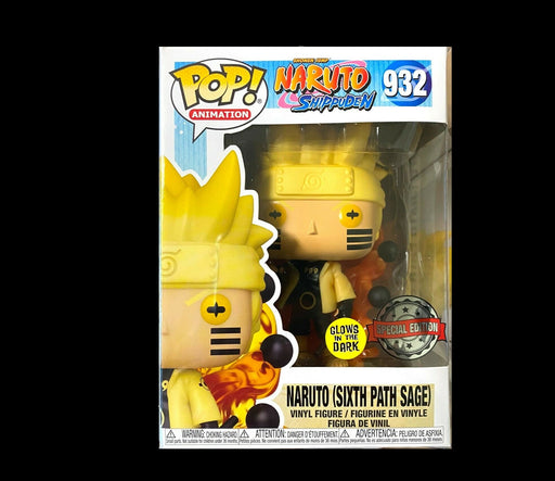 Funko Pop! Animation: Naruto - Naruto Six Path Sage Vinyl Figure #932 GLOW IN THE DARK! SPECIAL EDITION
