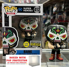 Funko Pop Dia de Los DC Bane Glow-in-The-Dark Entertainment Earth Exclusive Vinyl Figure