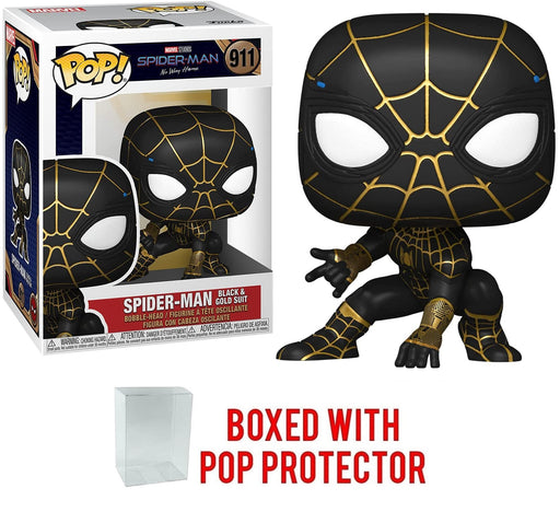Funko Pop! Marvel: Spider-Man: No Way Home - Spider-Man in Black and Gold Suit #911 Vinyl Figure