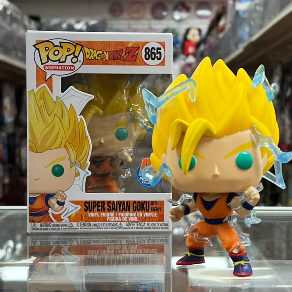 Funko Pop! Dragon Ball Z Super Saiyan 2 Goku Exclusive Pop Common + Chase Set