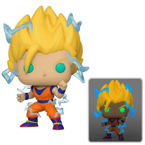 Funko Pop! Dragon Ball Z: Super Saiyan 2 - Goku Exclusive Pop Common + Chase Set