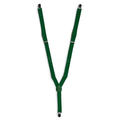 Green Matching Set Suspender and Bow Tie