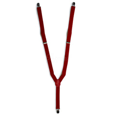 Red Matching Set Suspender and Bow Tie
