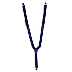 Royal Blue Matching Set Suspender and Bow Tie