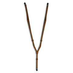 Light Brown Skinny Leather Suspender