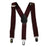 Kids Toddler Burgundy Matching Set Suspender and Bow Tie
