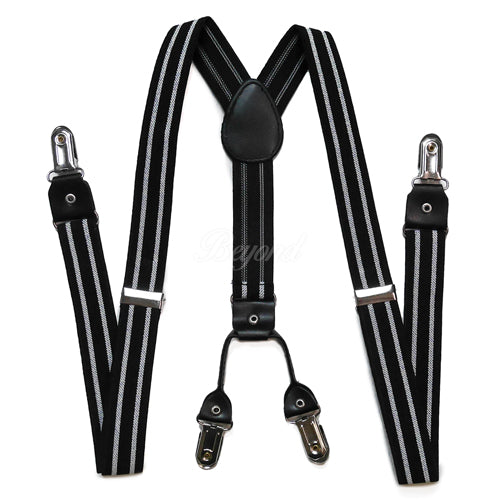 Black/White Suspender