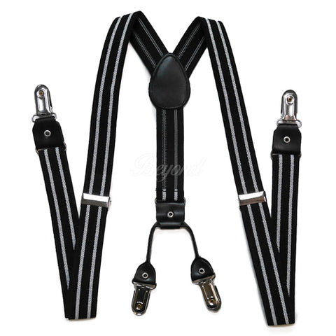 Black/White Suspender