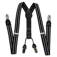 Black/White Suspender