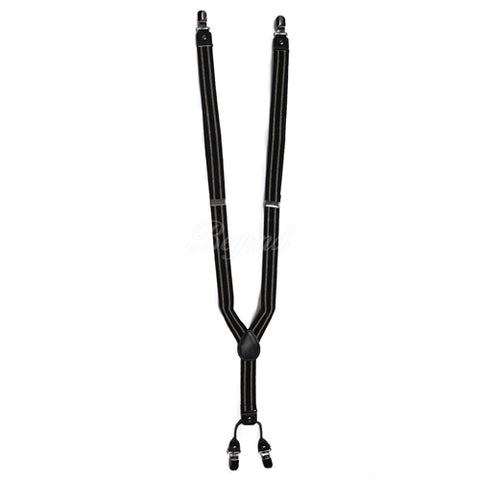 Navy/Brown Suspender
