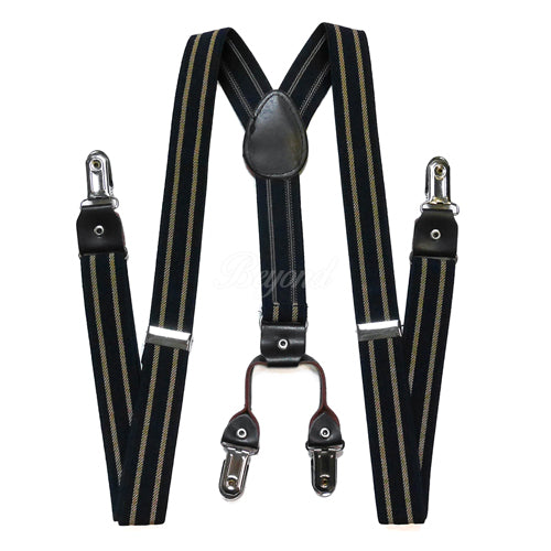 Navy/Brown Suspender