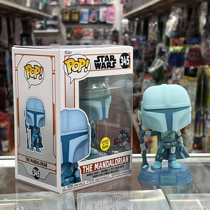 Funko Pop! Star Wars: The Mandalorian - Mandalorian (holo), Exclusive with Special Edition Sticker